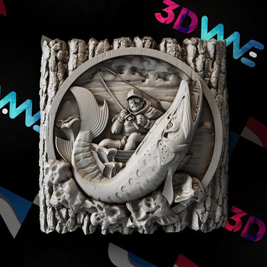 FISHERMAN 3d stl - 3DWave.us